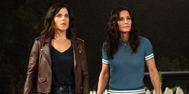Neve Campbell and Courteney Cox return for a new "Scream" film.