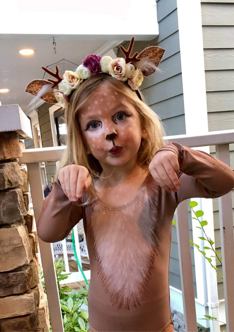 DIY deer Halloween costume idea from Shannon Thomas