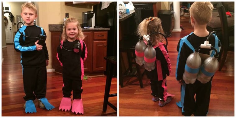 DIY Scuba Diver Costume  Family Halloween Costume