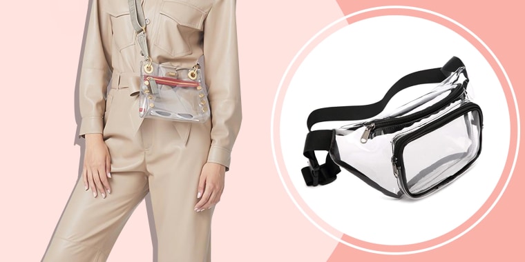 small clear fanny pack