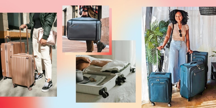Illustration of different types of luggage to buy on sale now