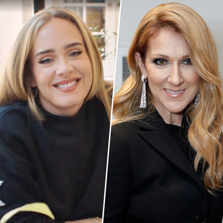 Adele and Celine Dion.