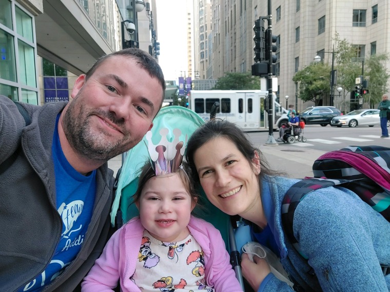 For the past year, Addie Hughes has been living in Lurie Children's Hospital in Chicago as she waited for a heart transplant. 