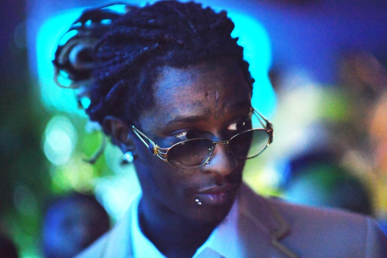 Rapper Young Thug attends an event at the Georgia Aquarium on Feb. 19, 2019, in Atlanta.