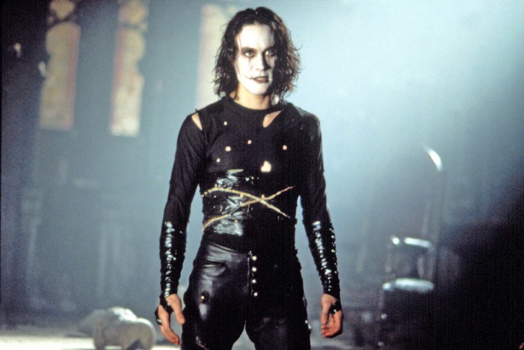 Brandon Lee in "The Crow."