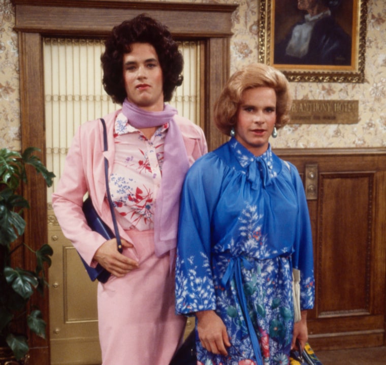 Tom Hanks, Peter Scolari Appearing In 'Bosom Buddies'