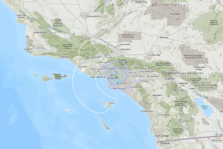 A 3.6-magnitude earthquake struck near Los Angeles on Oct. 24, 2021.