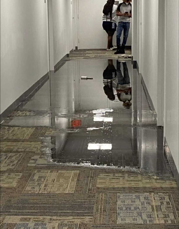 Students say residential halls regularly flood due to faulty pipes.