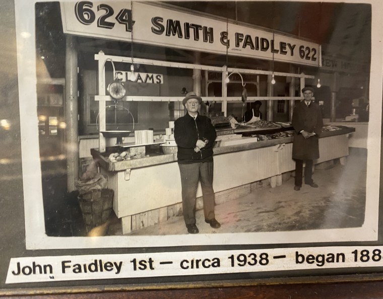 Faidley's Seafood in Baltimore was founded by John Faidley, Sr. in the late 1800s. 