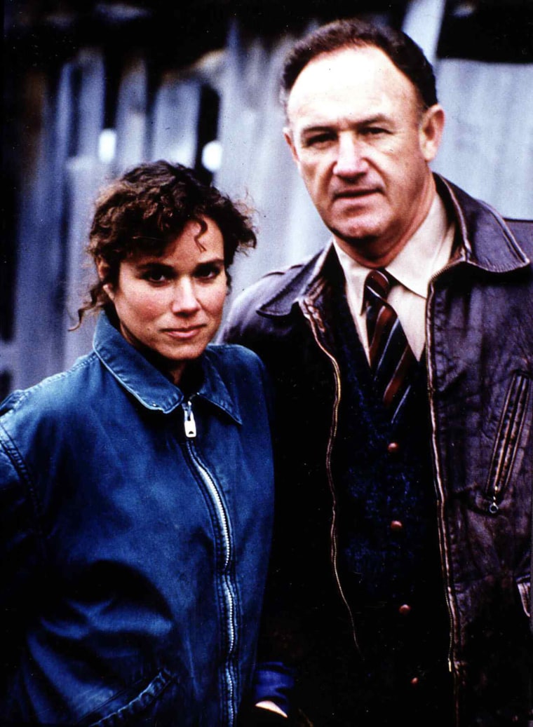 Barbara Hershey, Gene Hackman in "Hoosiers"