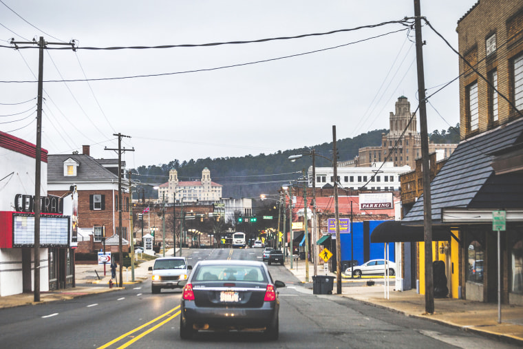 American town. Hot Springs, Arkansas.