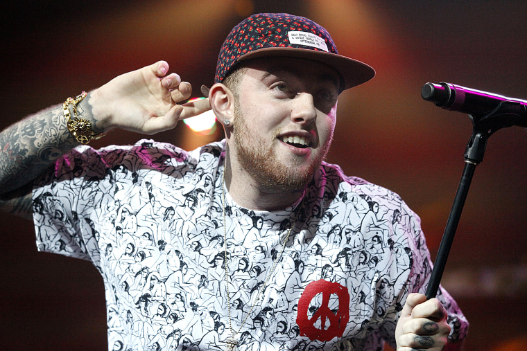 Image: Mac Miller performs at Sussquehanna Bank Center in Camden, N.J., on Aug. 3, 2012.