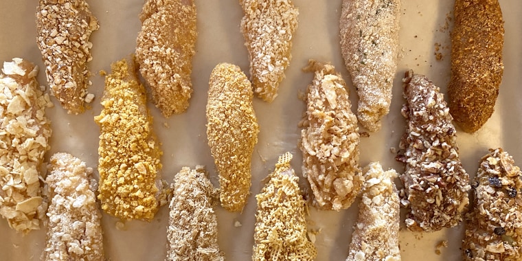 Which chicken finger coating reigns supreme in both the flavor and crunch department?