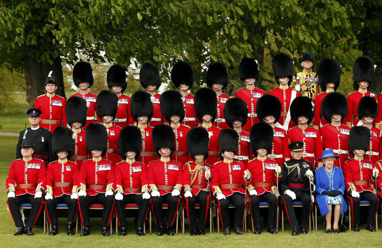 The Queen Presents New Colours To The 1st Battalion, Welsh Guards