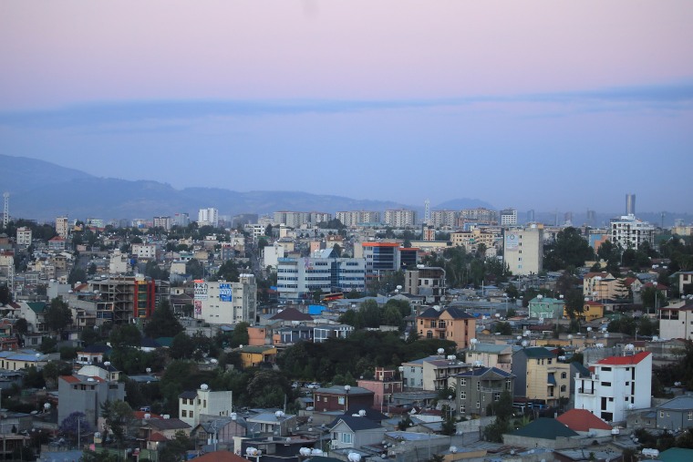 Image: The skyline of Addis Ababa, Ethiopia, on Nov. 3, 2021.