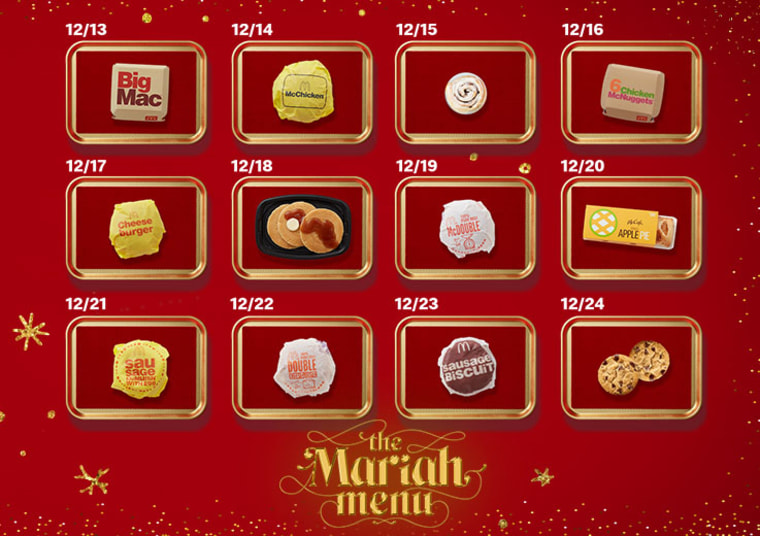 A different item will be featured each day on the Mariah Menu.