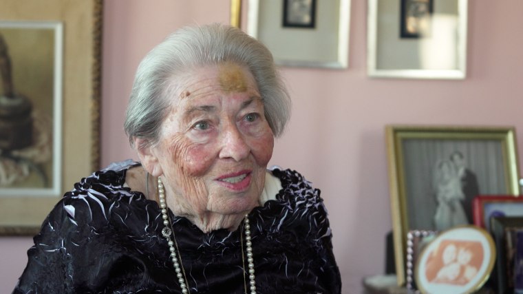 “I think the only way to overcome (antisemitism) is by education. I think that you have to tell the story and you’ll have to make people understand it,” said Ruth Zimbler, 93.