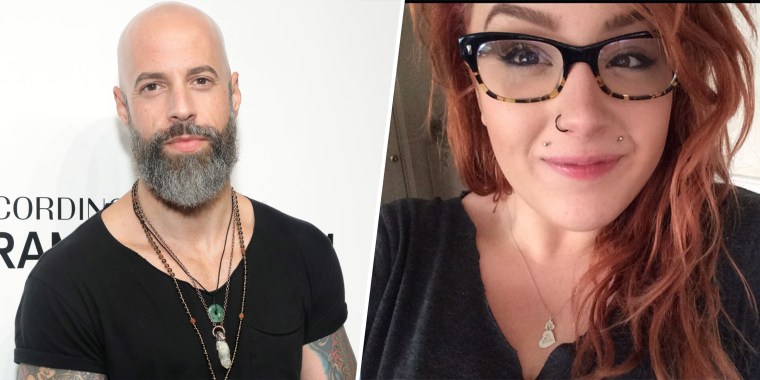 Chris Daughtry and his eldest daughter, Hannah Price.