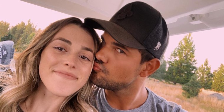 Taylor Lautner and Taylor Dome are engaged after three years together.