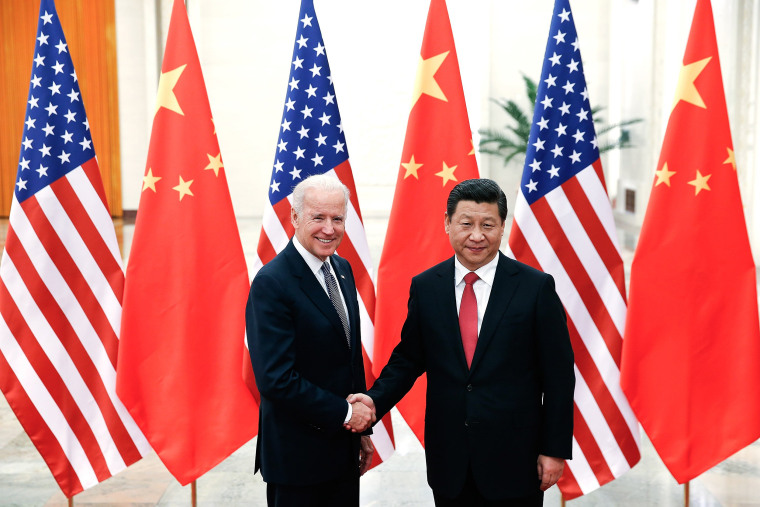 Image: Xi Jinping and Joe Biden
