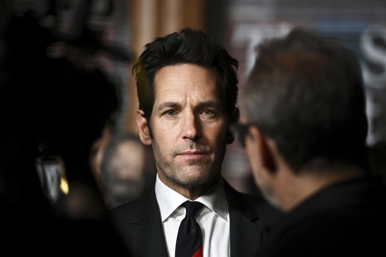 Paul Rudd attends Apple's \"The Shrink Next Door\" New York premiere at The Morgan Library on Oct. 28, 2021.
