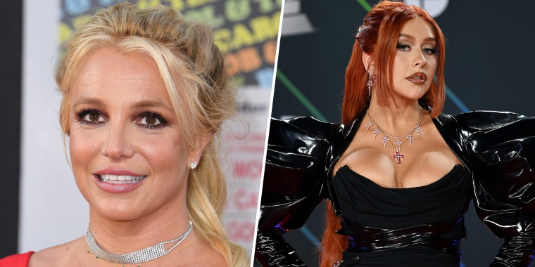 Britney Spears slams Christina Aguilera for refusing to talk her conservatorship picture