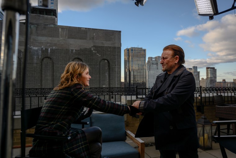 TODAY's Jenna Bush Hager chats with rock legend Bono.