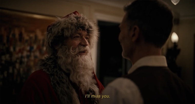 The romantic ad shows Santa and Harry's love getting stronger every year.