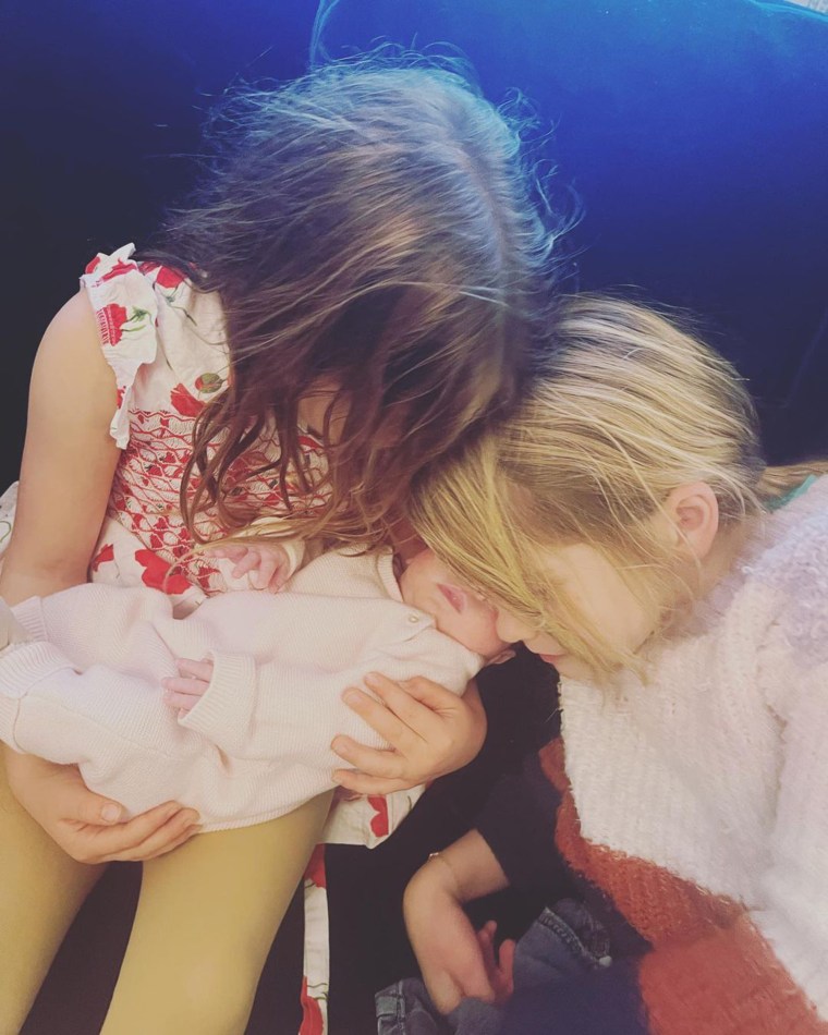 Jenna's children clearly share a sweet bond with their cousin Cora.