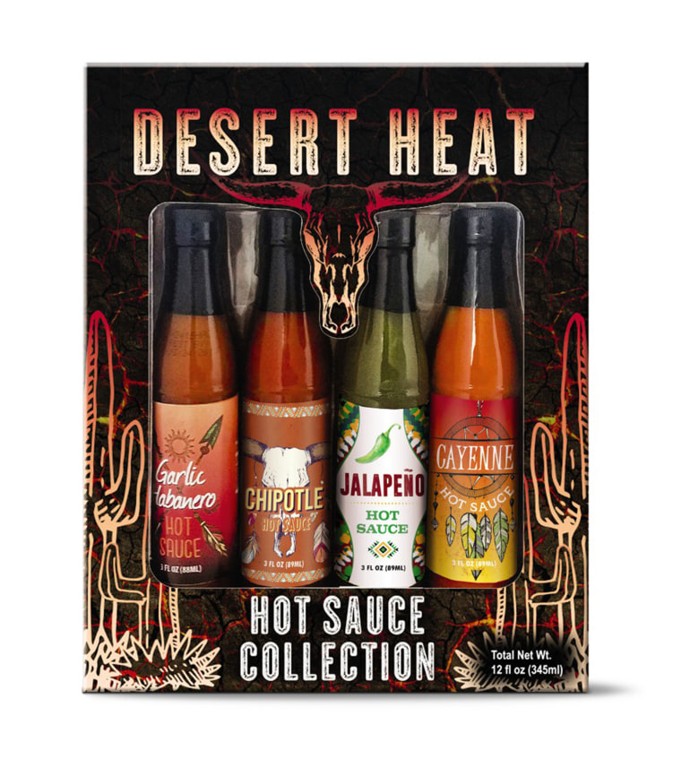 Know someone who likes their food hot? This hot sauce set is right up their alley.