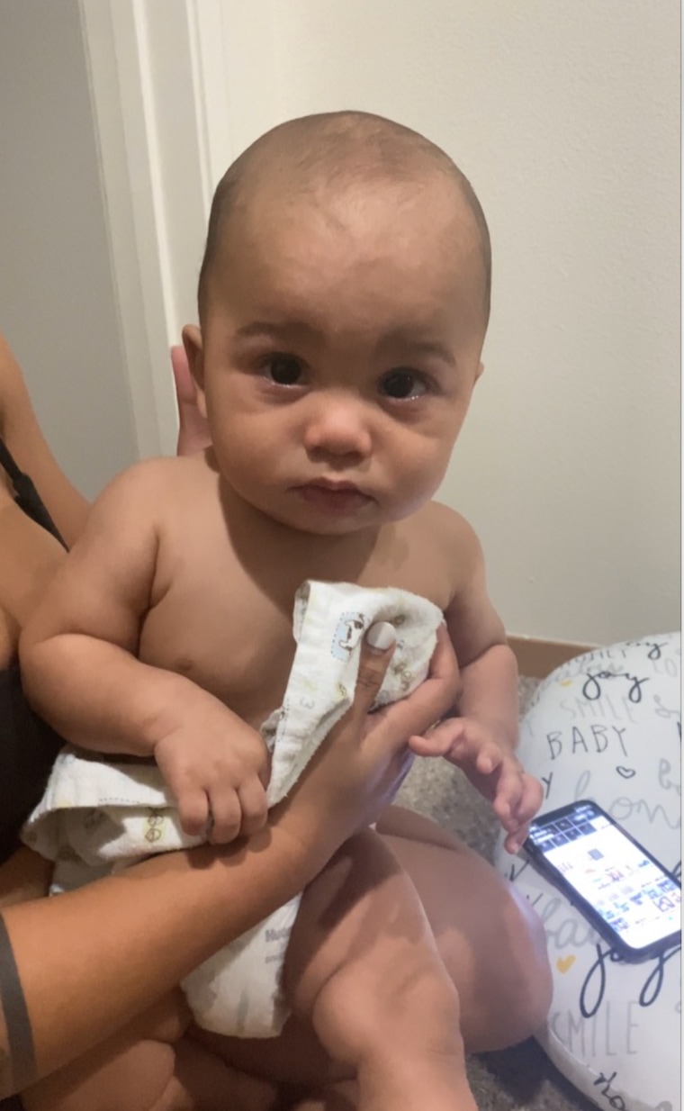 7-month-old Keenan was diagnosed with bronchiolitis, a common lung infection in young children and infants, on November 29.