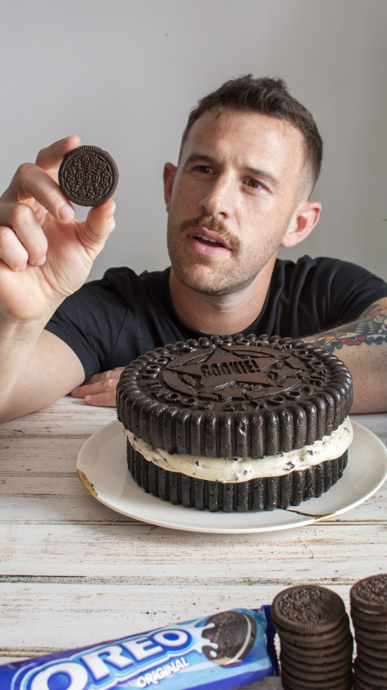 Moruzzi draws inspiration from classic sweets like Oreos.