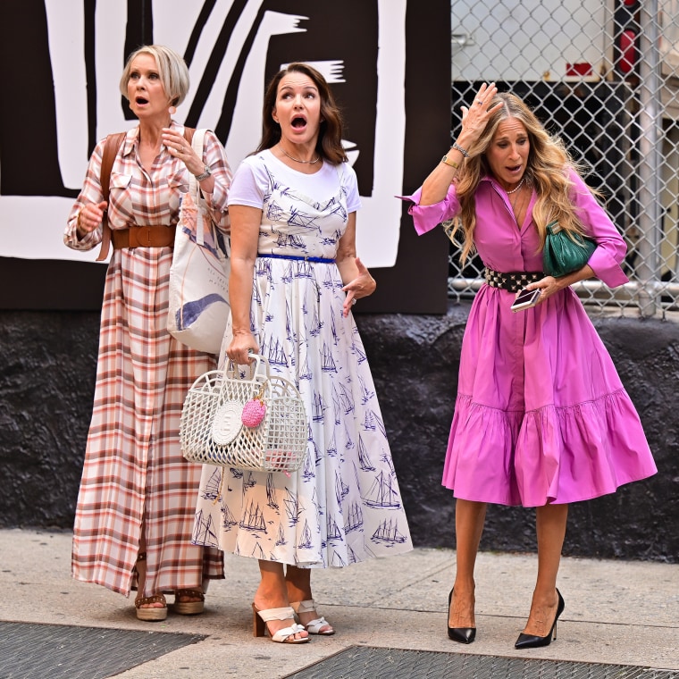 And Just Like That: Carrie Bradshaw's Pink Gingham Dress