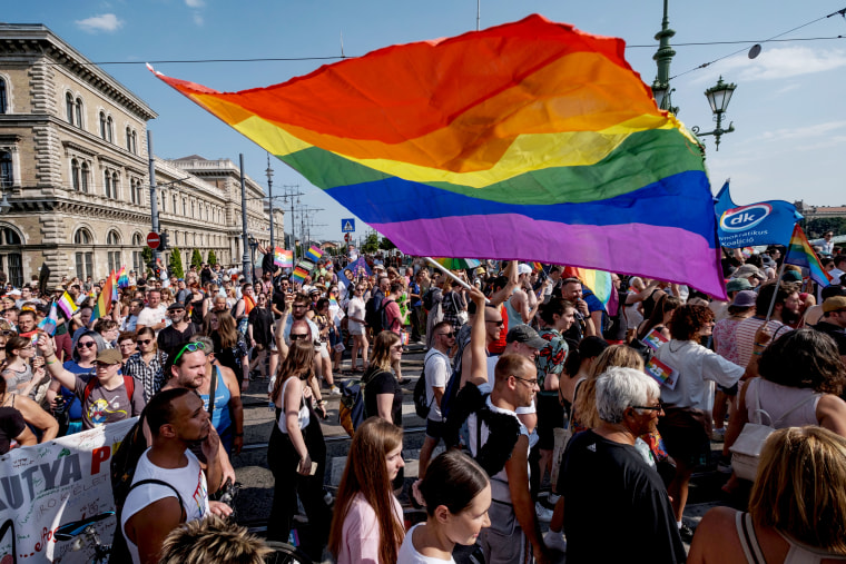 Budapest Pride March Takes Place Against A Backdrop Of The Hungarian Government's Anti-LGBT Campaign
