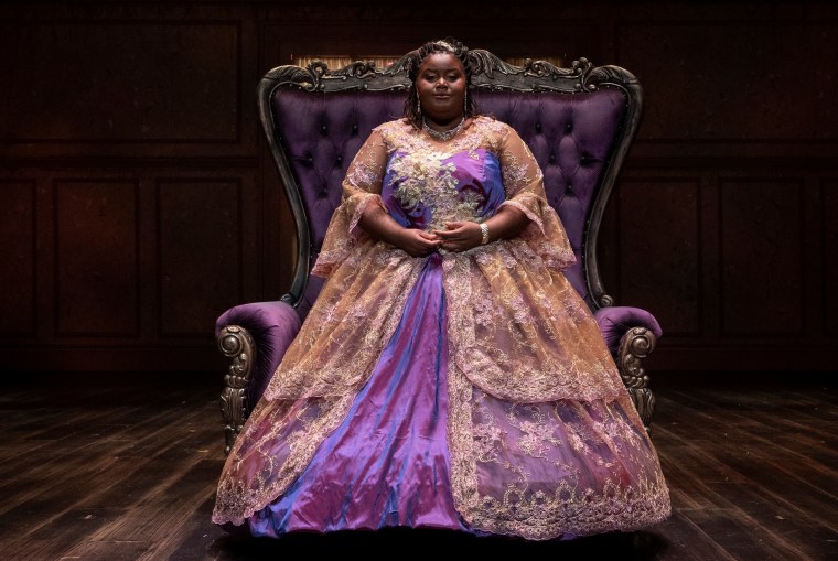 Jade Jones stars as "Belle" in a production of "Beauty and the Beast" at the Olney Theatre Center in Maryland.