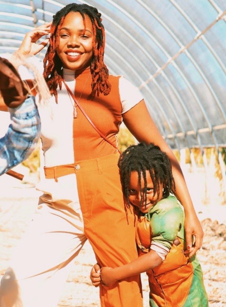 Destiny Bennett and her son, Cash