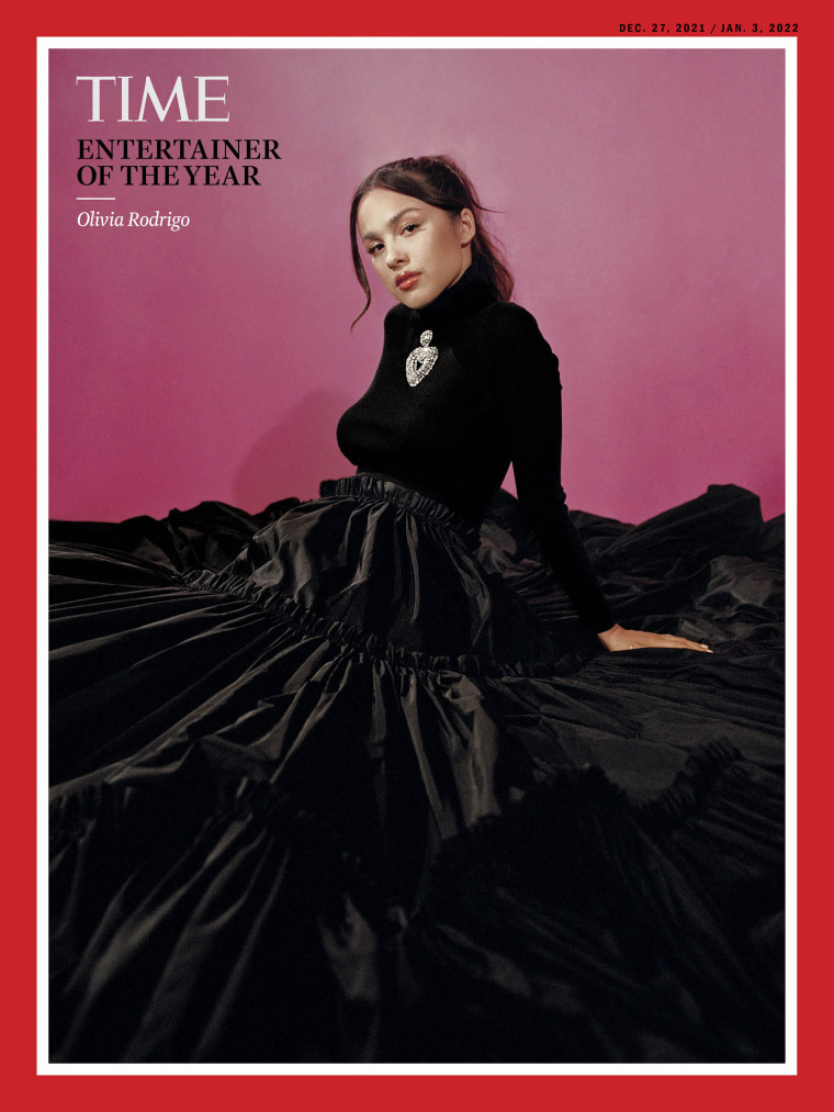 Olivia Rodrigo named Time magazine's 2021 Entertainer of the Year