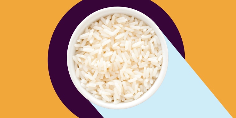 A bowl of rice is a blank canvas.
