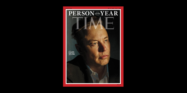 Elon Musk, Time's \"Person of The Year\" for 2021.