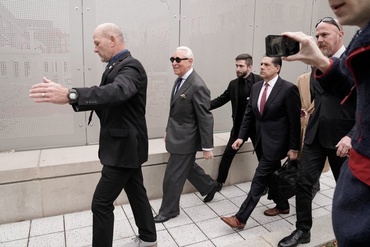 Image: Former U.S. President Trump advisor Roger Stone arrives to be deposed by the House Select Committee, in Washington