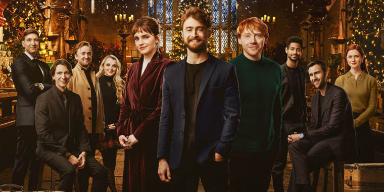 The cast and filmmakers of the "Harry Potter" franchise reunite for an upcoming special. 
