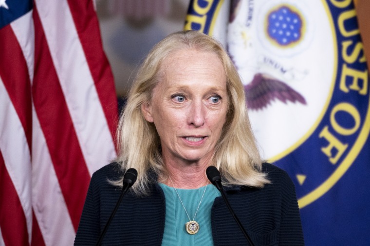 Rep. Mary Gay Scanlon, D-Pa., speaks at the Capitol on Sept. 21, 2021.