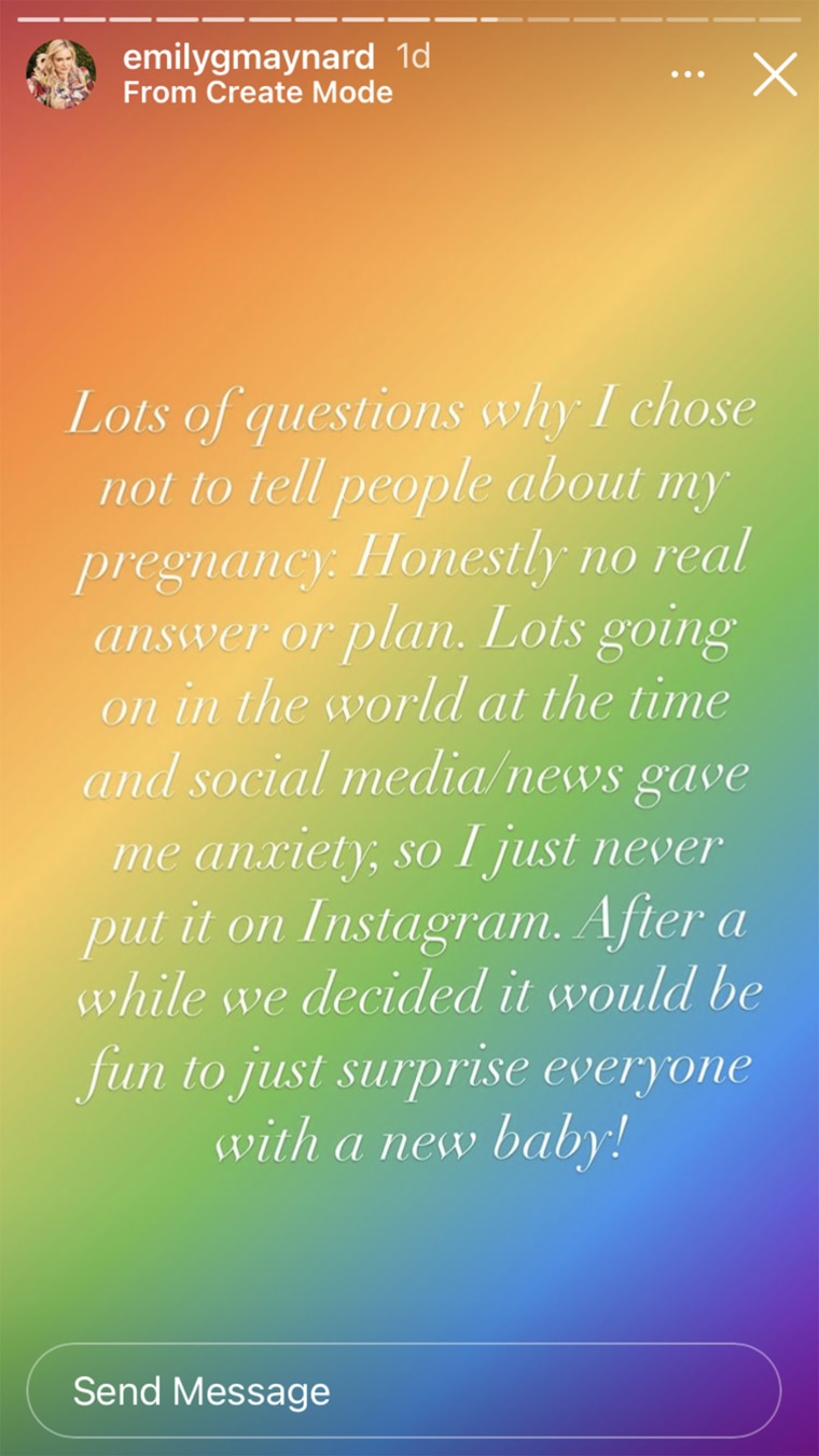 Emily Maynard Instagram story