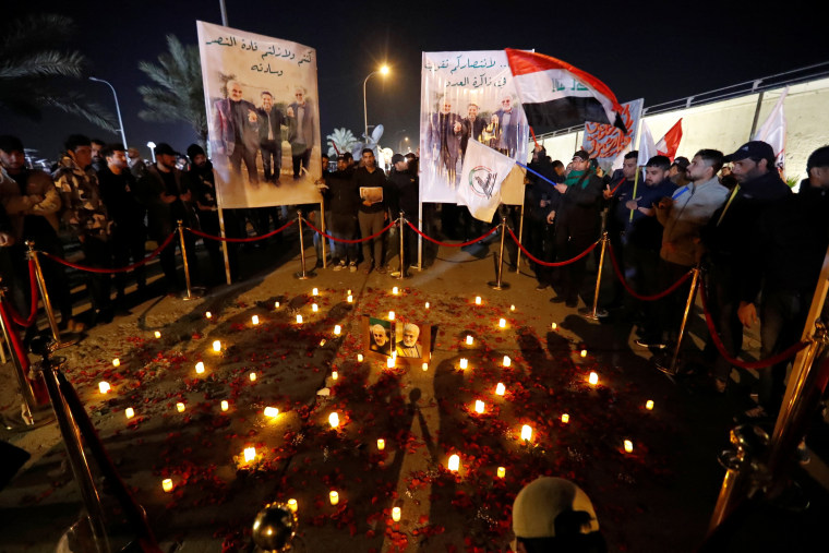 Image: Anniversary of the killing of military commanders Soleimani and al-Muhandis in Baghdad