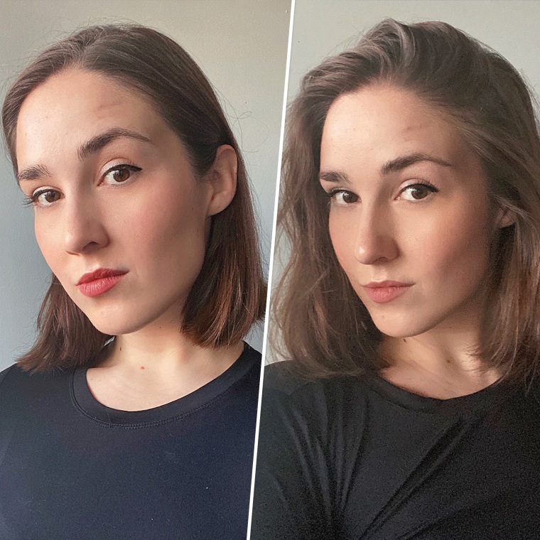 Before (left) and after (right)