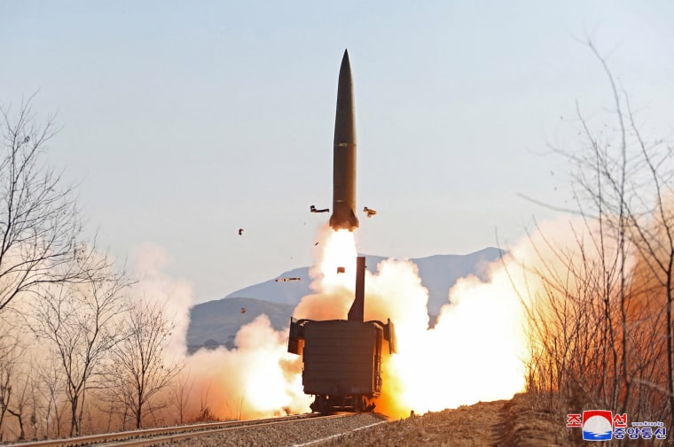 Image: North Korea used railway-born missile in Friday's test -KCNA