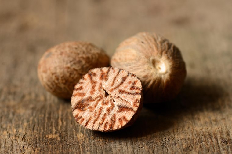 Nutmeg is the seed of the nutmeg tree. Keep it whole and grate what you need to make it last longer.