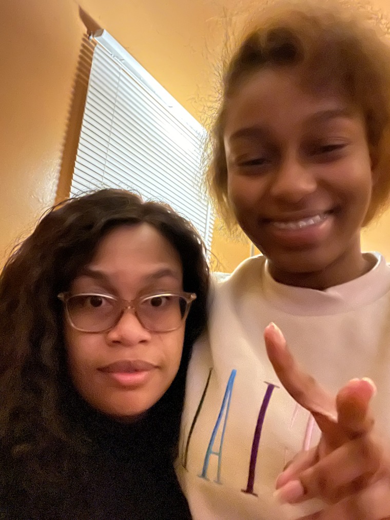 Zion with her mother, Ciera Milton