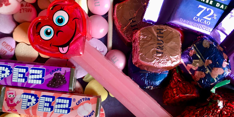 Valentine's Day candies range from sweet to sweeter.
