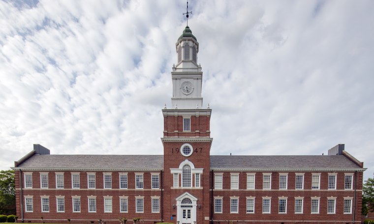 Image: McCoy Hall, the administrative building of Rust College in Holly Springs, Mississippi.